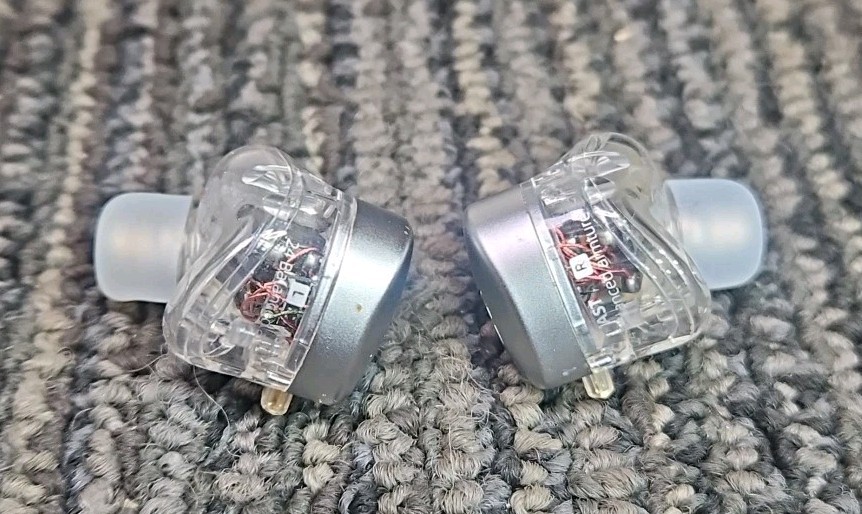 KZ AST 24 Drivers Balanced Amature In-Ear Earbuds – Clear