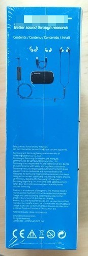 Bose QuietComfort 20 QC20 Noise Cancelling Earphones Android Black New Boxed