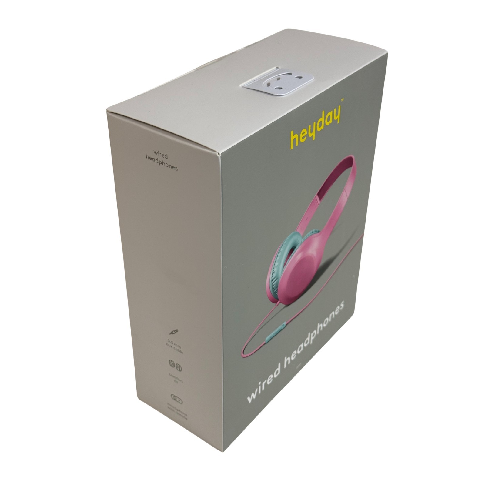 Heyday Wired On-Ear Headphones – Multiple Colors – Tangle-Free Cable – NEW