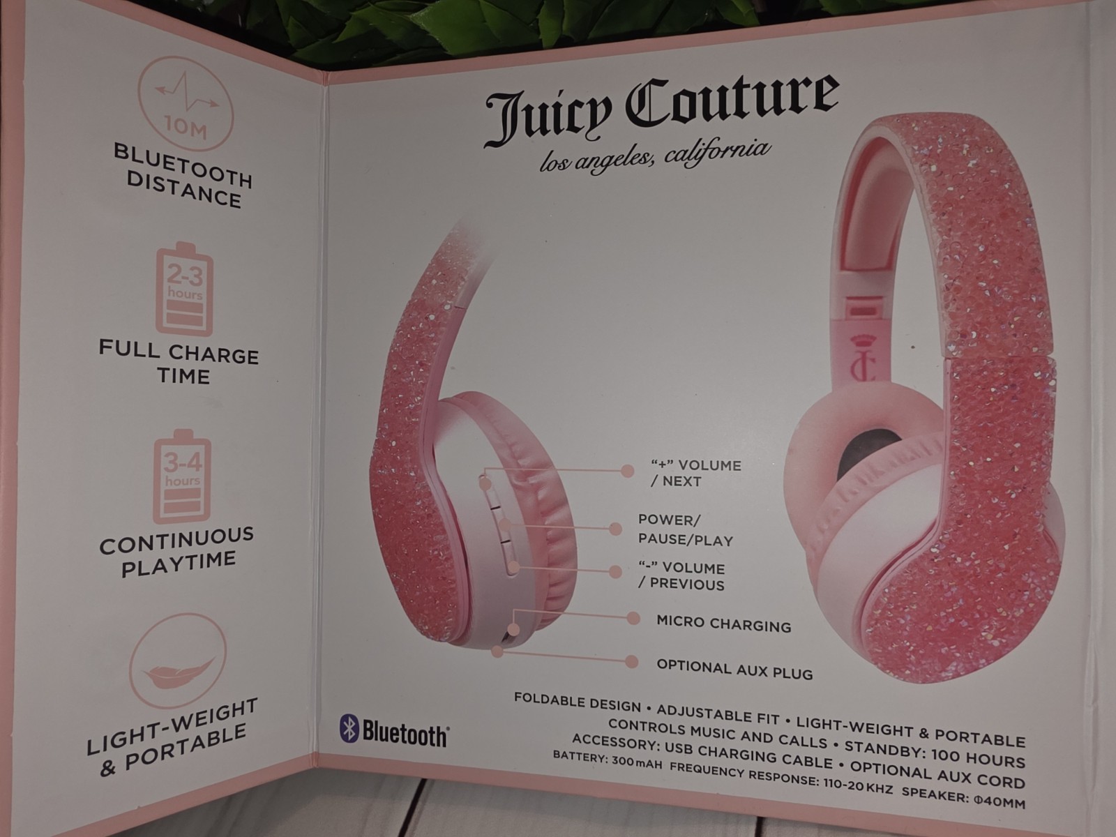 *Brand New* Juicy Couture Bedazzled Headphones