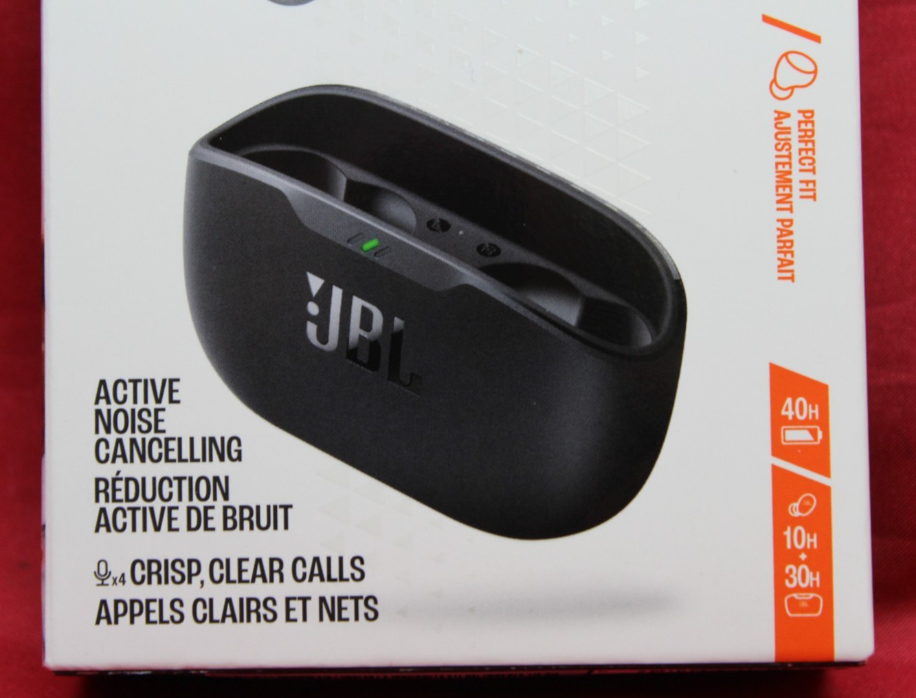 JBL Vibe Buds 2 True Wireless Noise Cancelling Bluetooth Earbuds Black