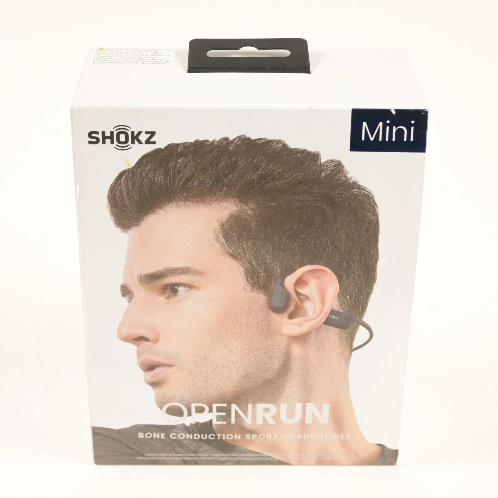 SHOKZ OpenRun MINI Wireless Bluetooth Bone-Conduction Sport Headphones – Black