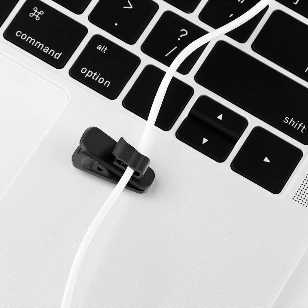 Lightweight 1-Inch Headphone Clips – Cord Management for Everyday Use, 12 Pcs
