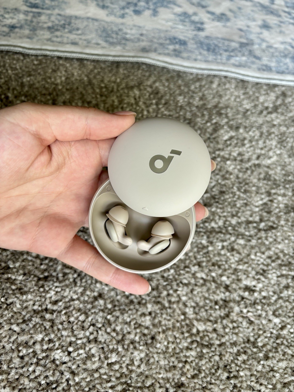 Soundcore Sleep A30 Earbuds (in Moonlight White)