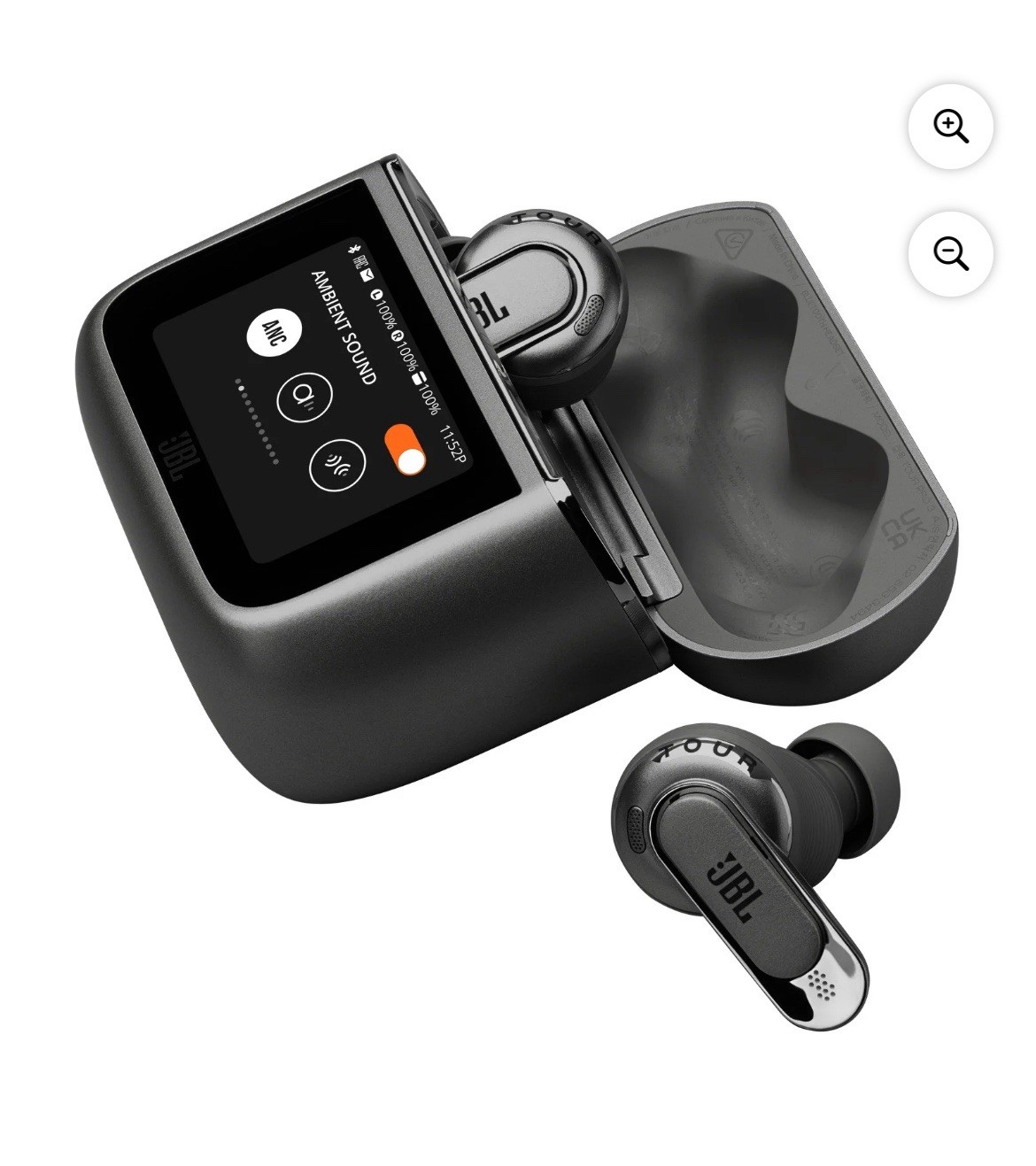 JBL/Harman Tour Pro3 BASS High Res Wireless buds, Noise Cancel, 44 hr batt/BLACK