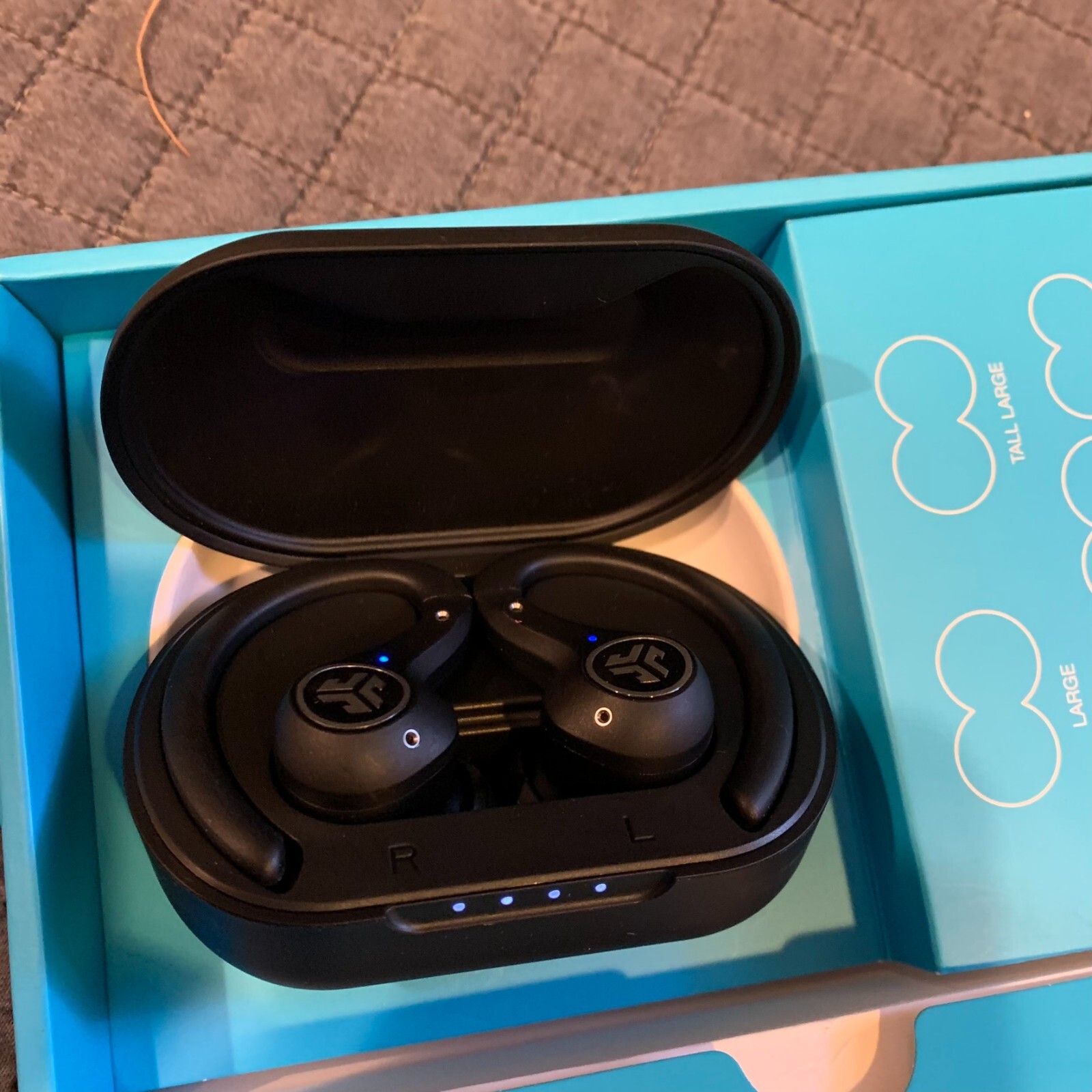 JLab – Epic Air Sport ANC True Wireless Earbuds 2nd Gen -Black [OPEN BOX] NEW
