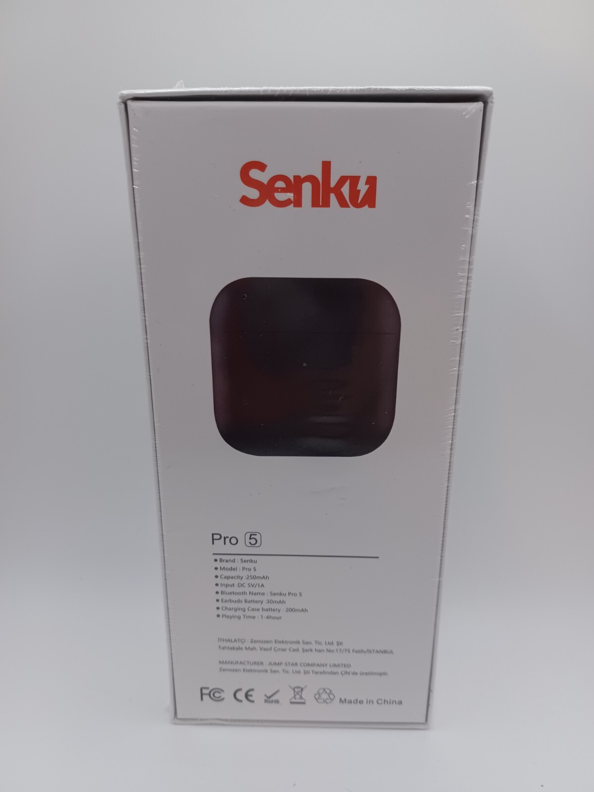 Senku Wireless Earphones- Pro 5, Capacity:250mAh -Brand New