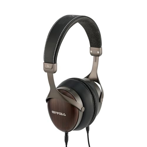 SIVGA SV021 PRO Closed-Back Wired HiFi Headphones Zebrawood