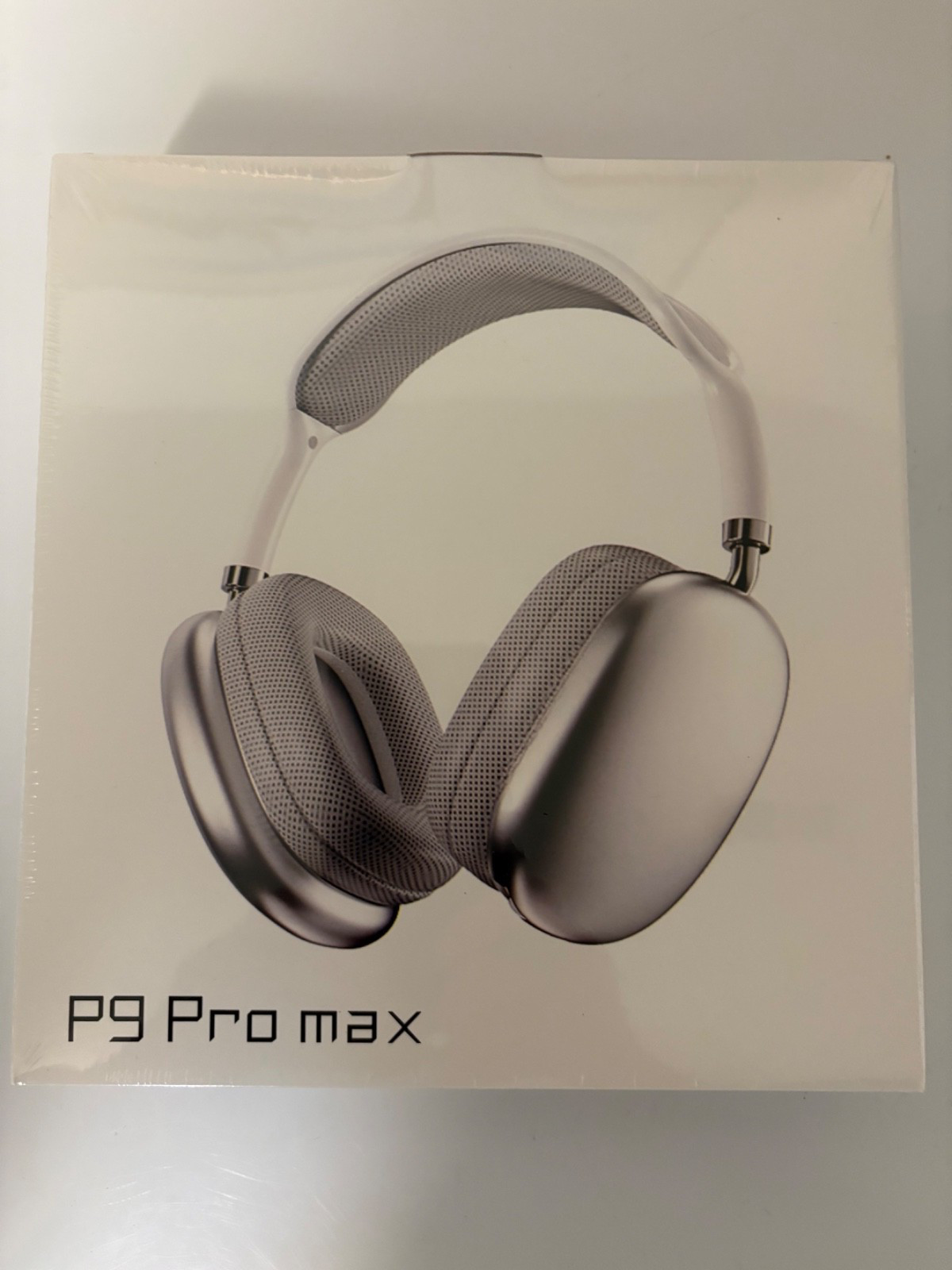 New P9 PRO MAX Headphones Noise Cancelling Bluetooth Earphones Silver