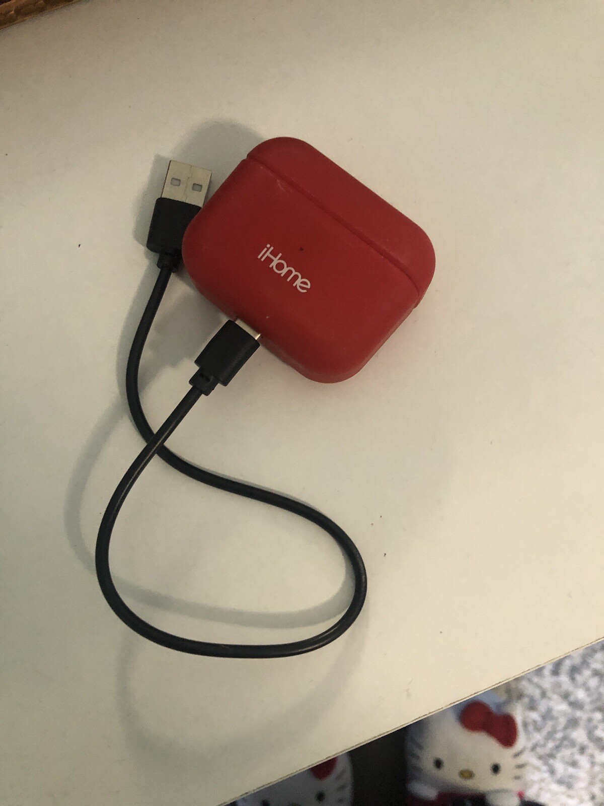 iHome Bluetooth Red and Black Wireless Ear Buds