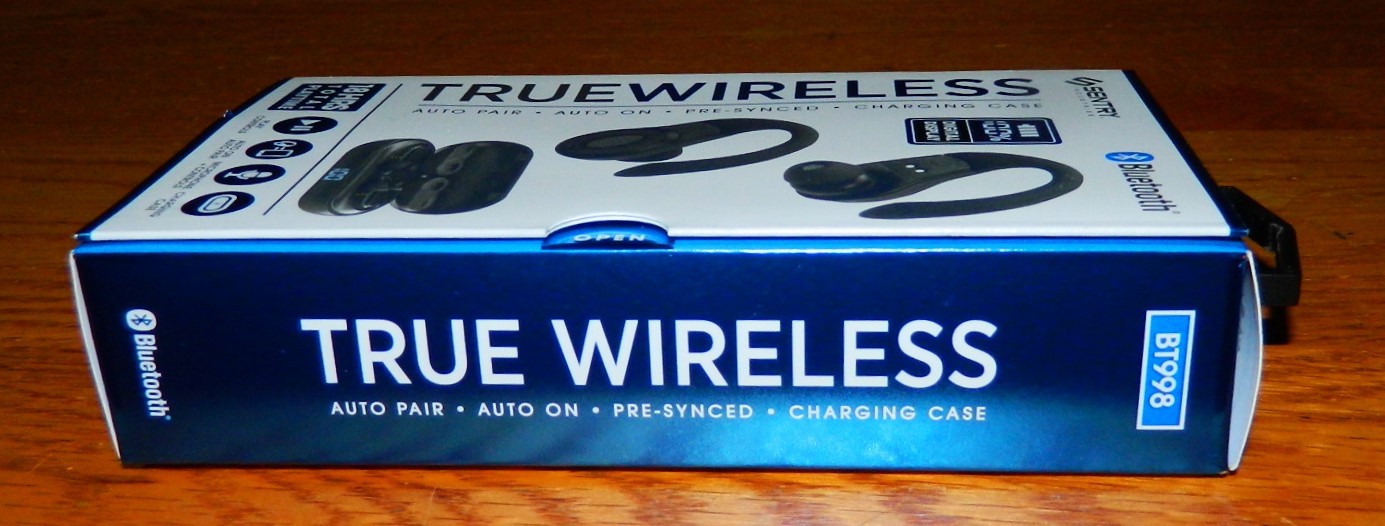 Sentry BT998 True Wireless Bluetooth Earhooks Earbuds New Sealed