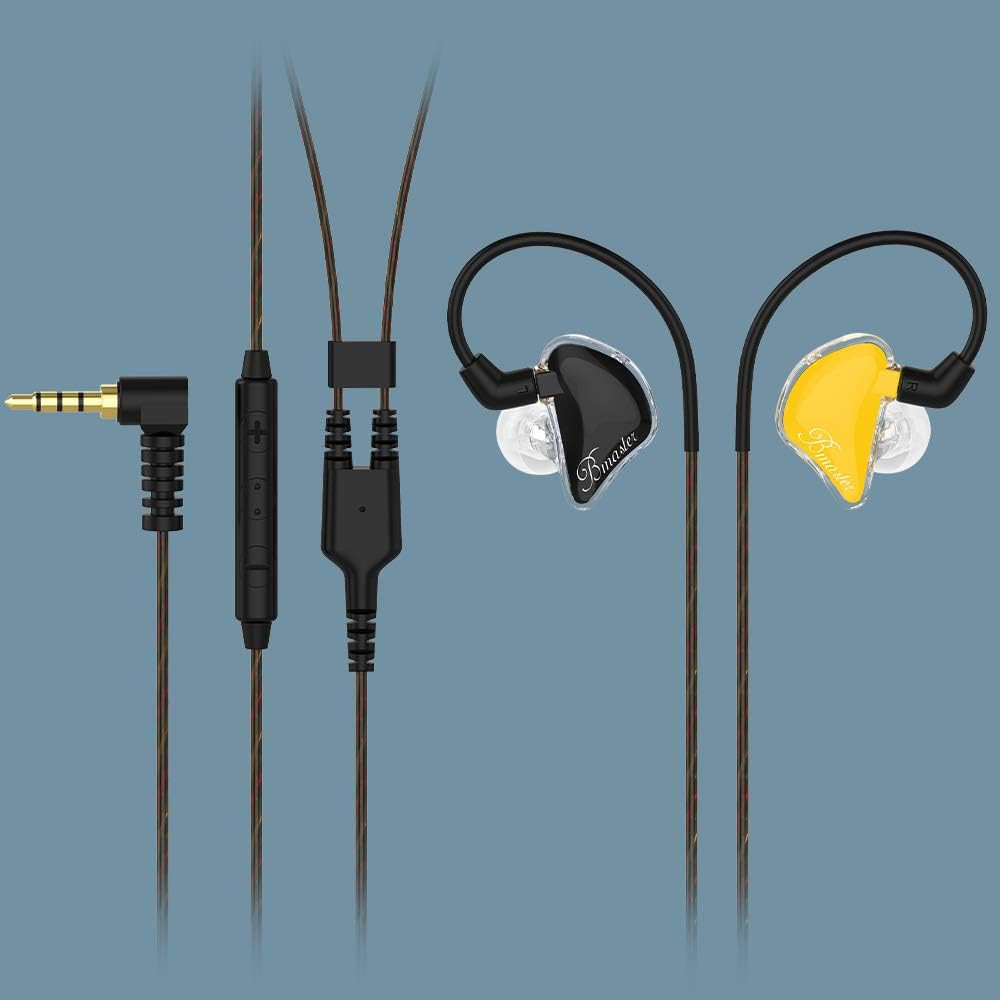 In-Ear Monitors, Bmaster Triple Driver Hifi Stereo Noise-Isolating with Enhanced
