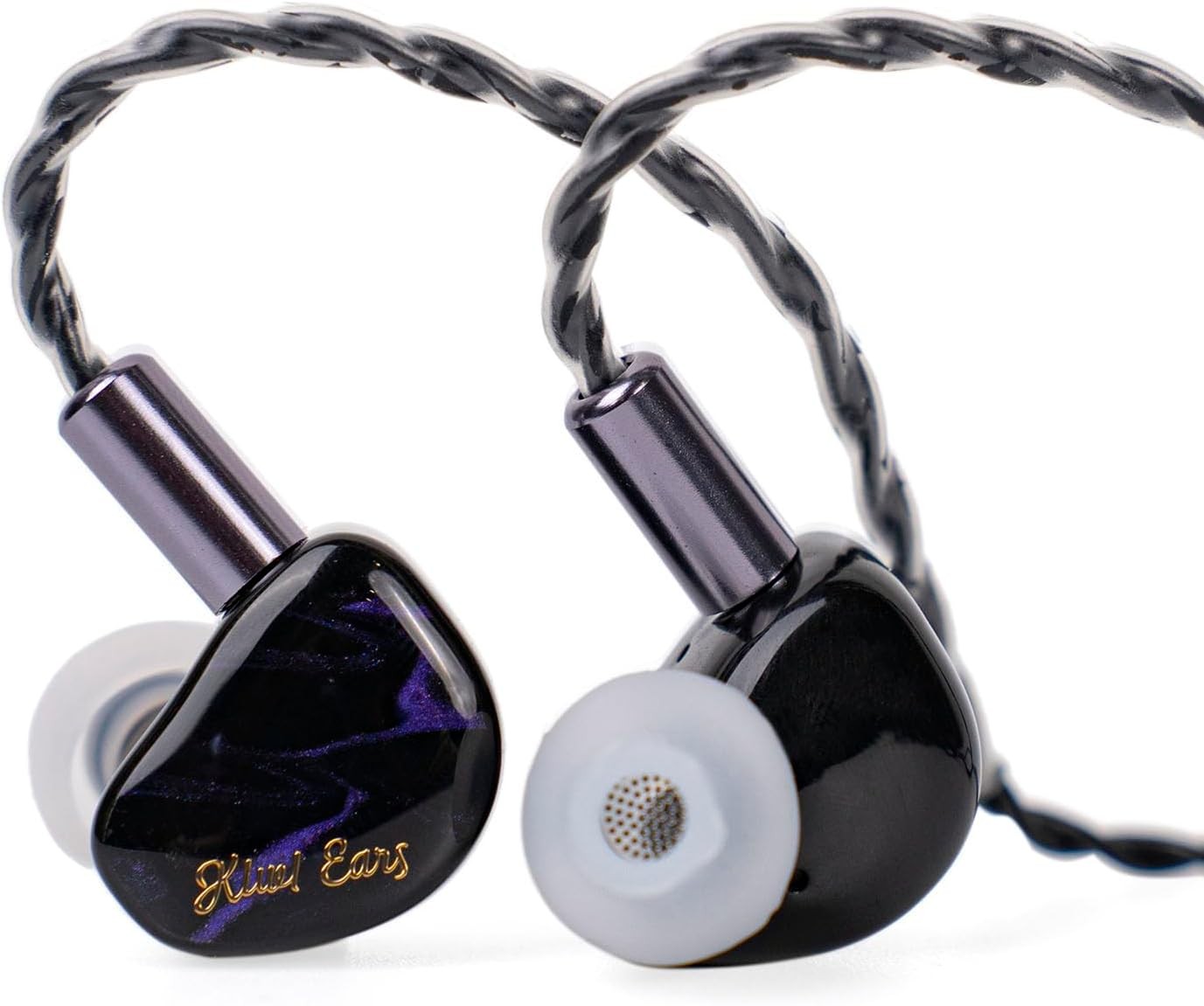 Linsoul Kiwi Ears Cadenza 10mm Beryllium Dynamic Driver IEM 3D Printed Purple
