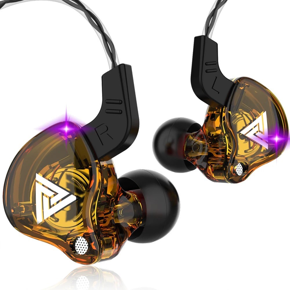 QKZ AK6 3.5mm Wired Earphones – HiFi Sound, Gaming Headset,Bass Earbuds
