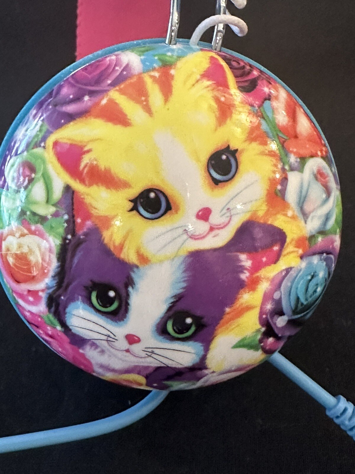 Lisa Frank Stero Head Phones headphone kitty cat adjustable size kids adults