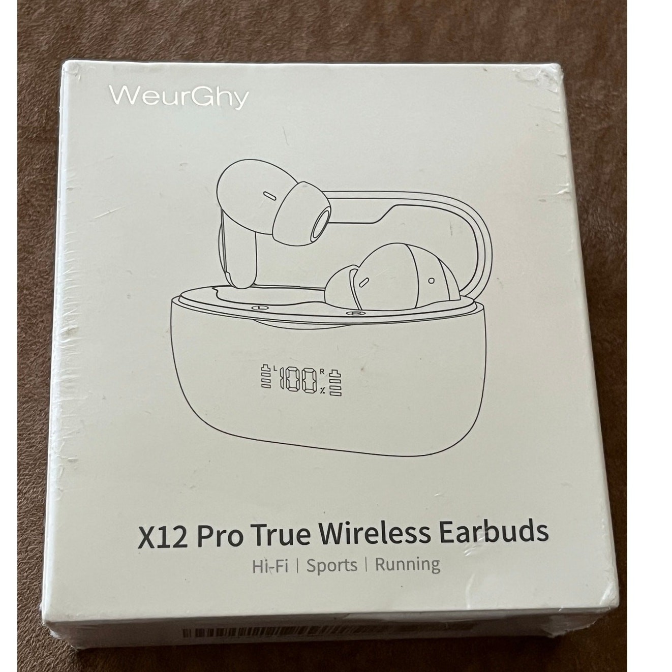 WeurGhy X12 Pro True Wireless Bluetooth Earbuds Hi-Fi Sports Factory Sealed