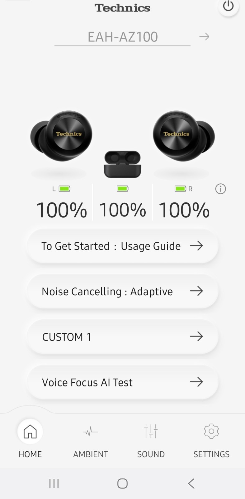 Technics EAH-AZ100 – Black