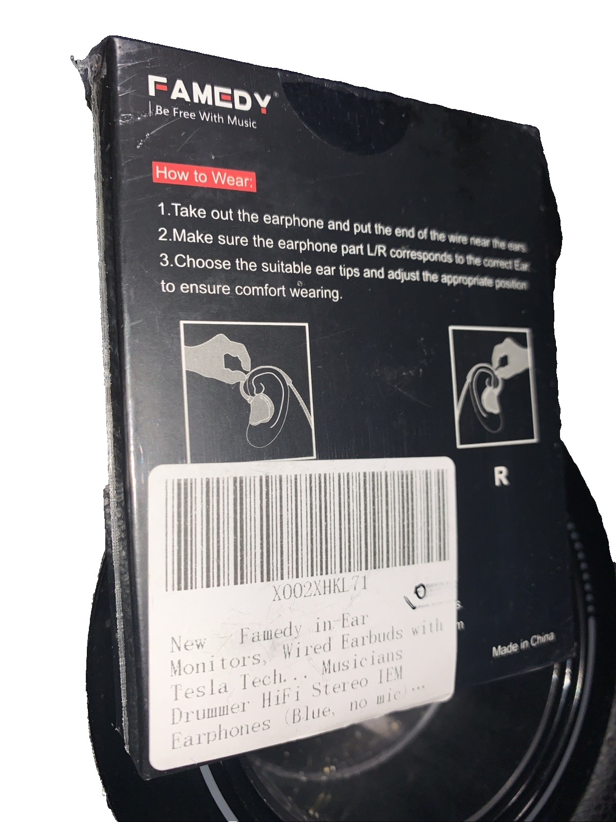 HiFi Stereo In-Ear Monitor Headphones with Dual Dynamic Drivers and Detachabl…