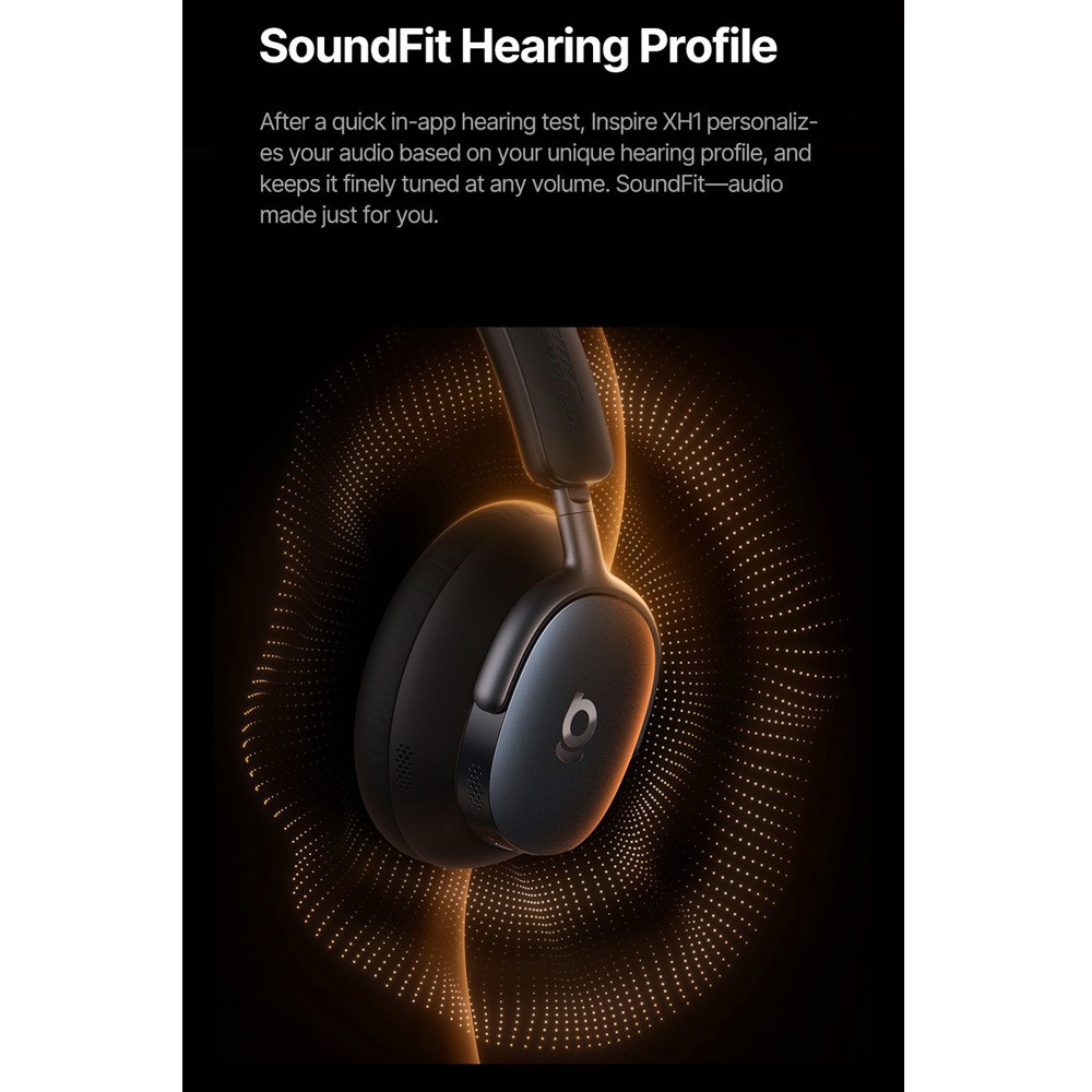 Baseus Inspire XH1 ANC Wireless Bluetooth Headphones – Black