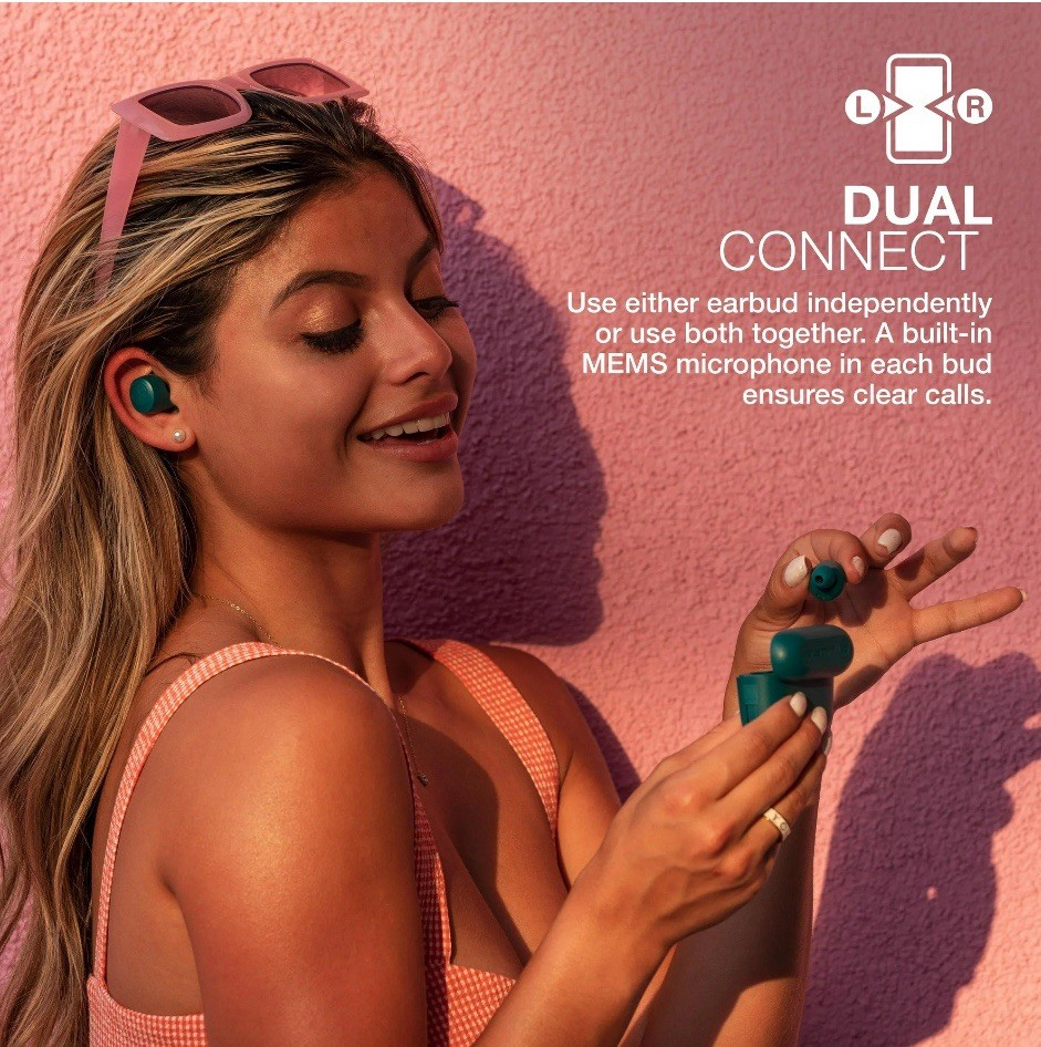 JLab – GO Air POP True Wireless In-Ear Headphones – Teal New Sealed