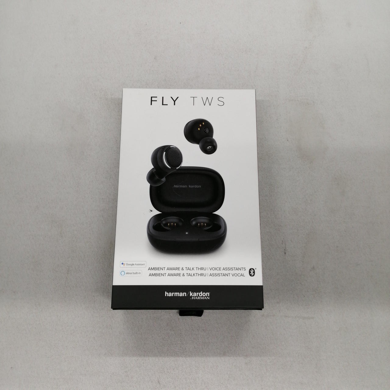 HARMAN KARDON FLY TWS True Wireless Earbuds IPX5 Black w/ Case EXC