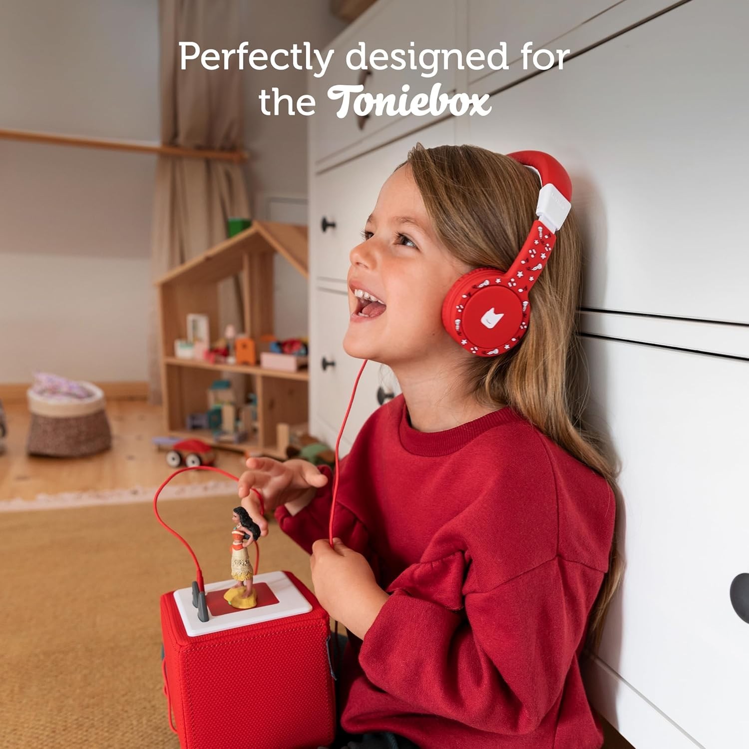 Adjustable On-Ear Headphones for Kids – Pink, Foldable, Travel-Friendly Design