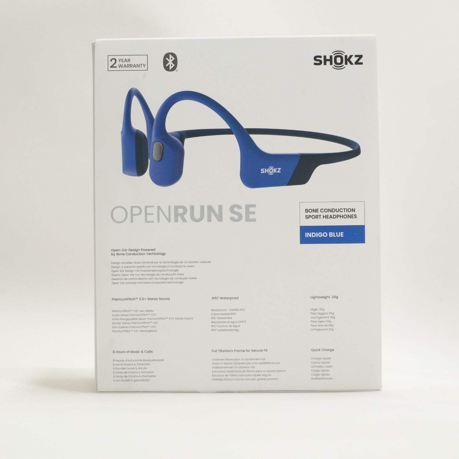 Shokz OpenRun SE Bone Conduction Blue S803