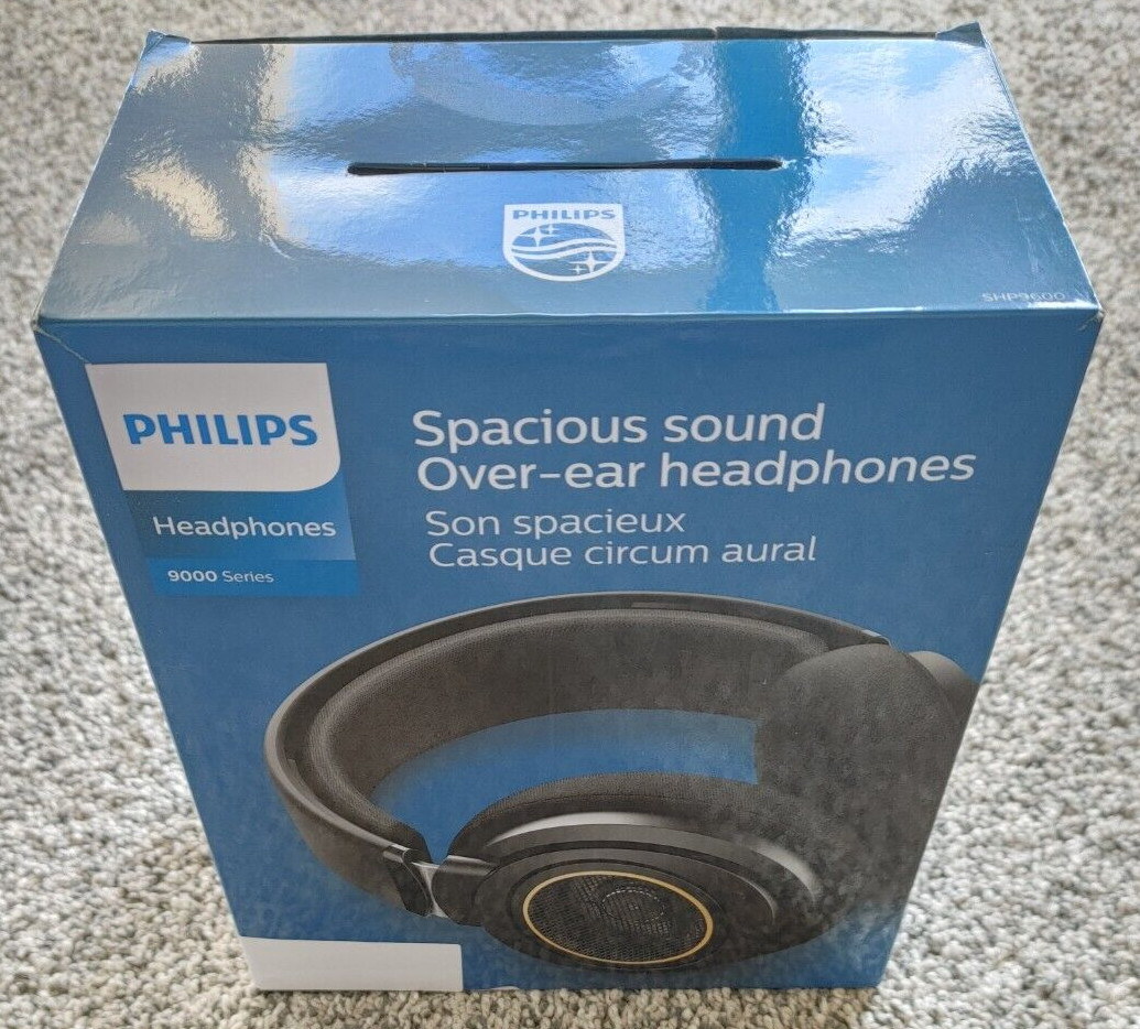 Philips Spacious sound Over-Ear Headphones 9000 Series – SHP9600 – Color Black