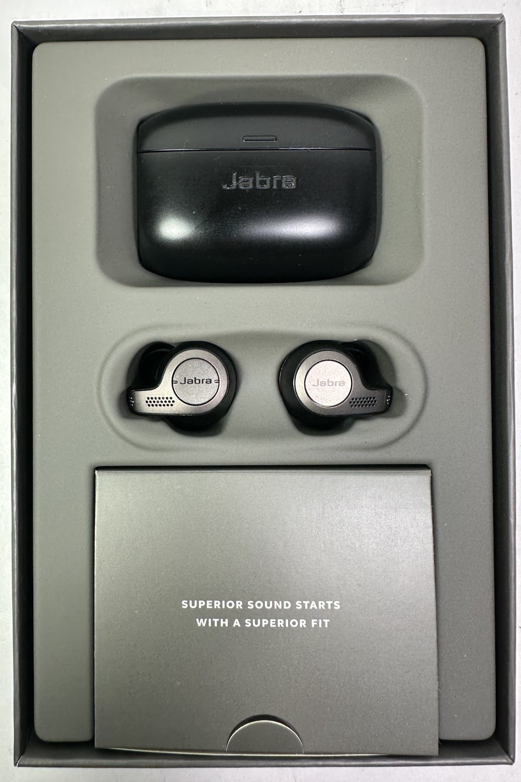 Jabra Elite Active 65t Wireless Earbud Headphones – Titanium Black