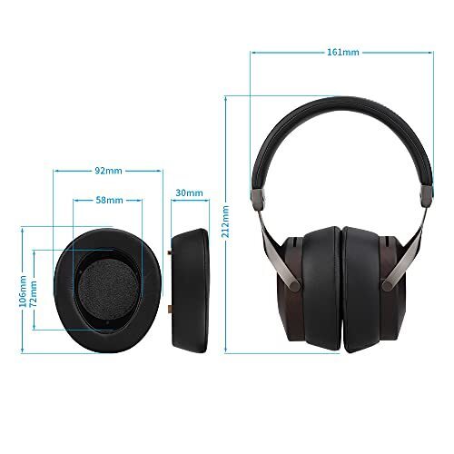 SIVGA SV021 Classic Zebrano Wooden Closed-Back Wired Over-Ear Headphones