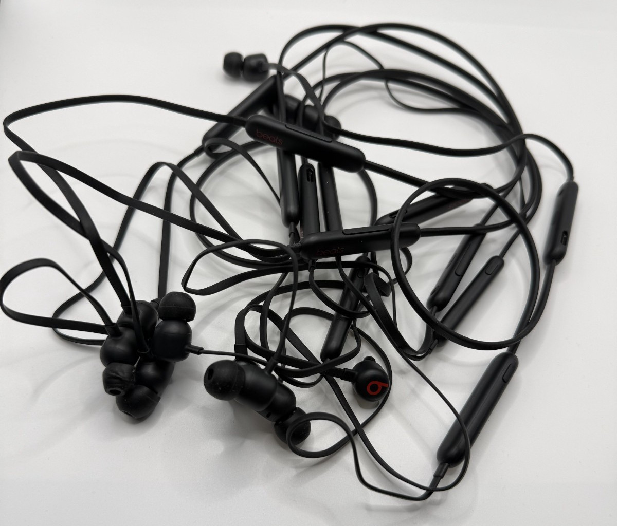 LOT OF 6 – Beats by Dr. Dre Flex Wireless Earphones -NOT CHARGING -IN GOOD SHAPE