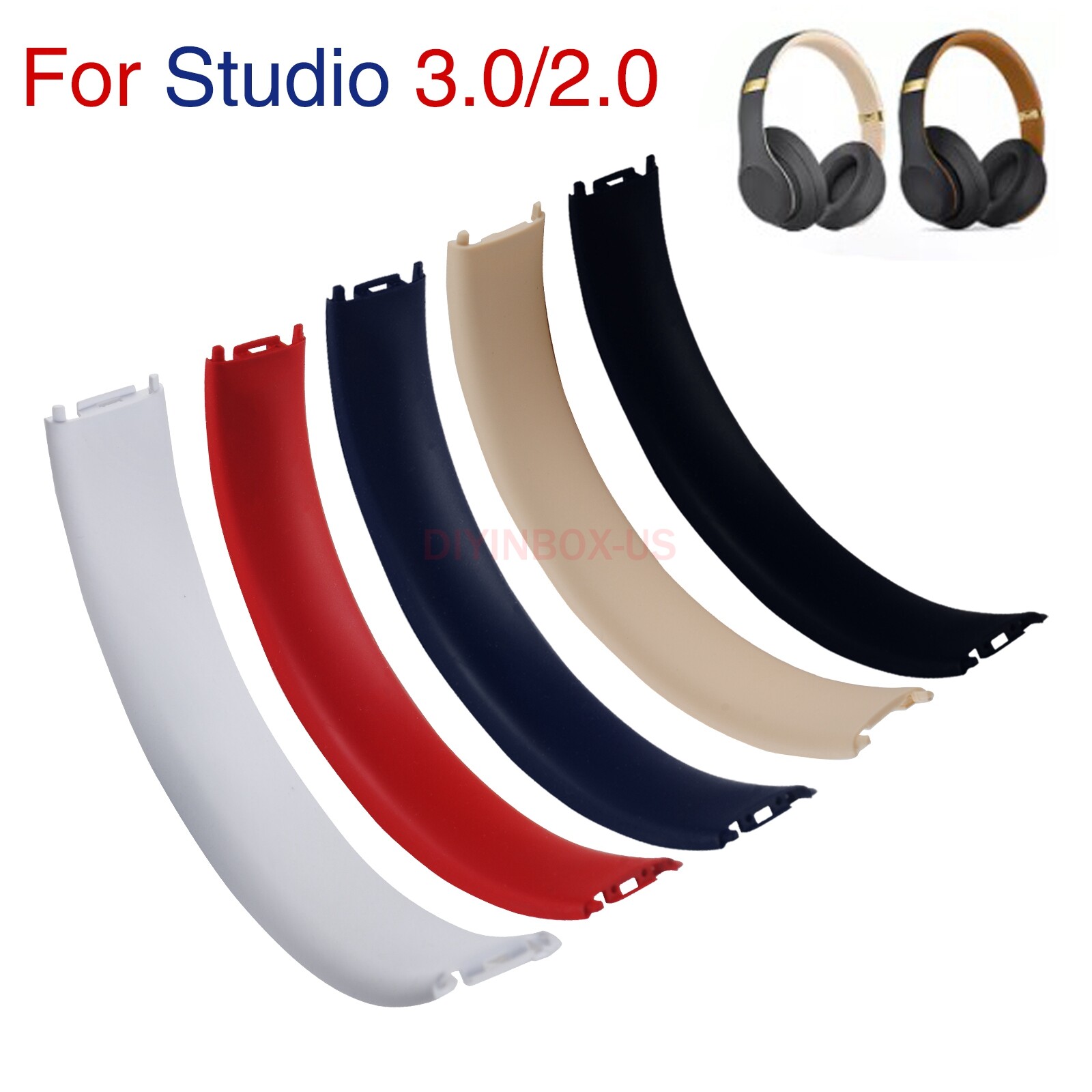 Headband Rubber Cushion Part for Beats by Dre Studio 2.0 3.0 Wireless Headphones