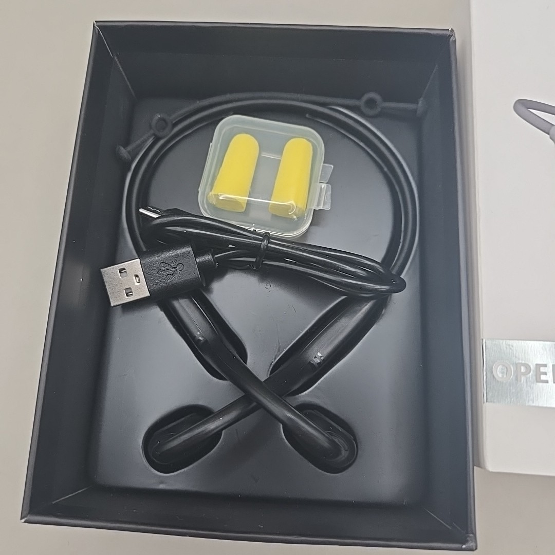 NEW Open Ear Bone Conduction Sports Motion Headphones Model X20S Black Bluetooth