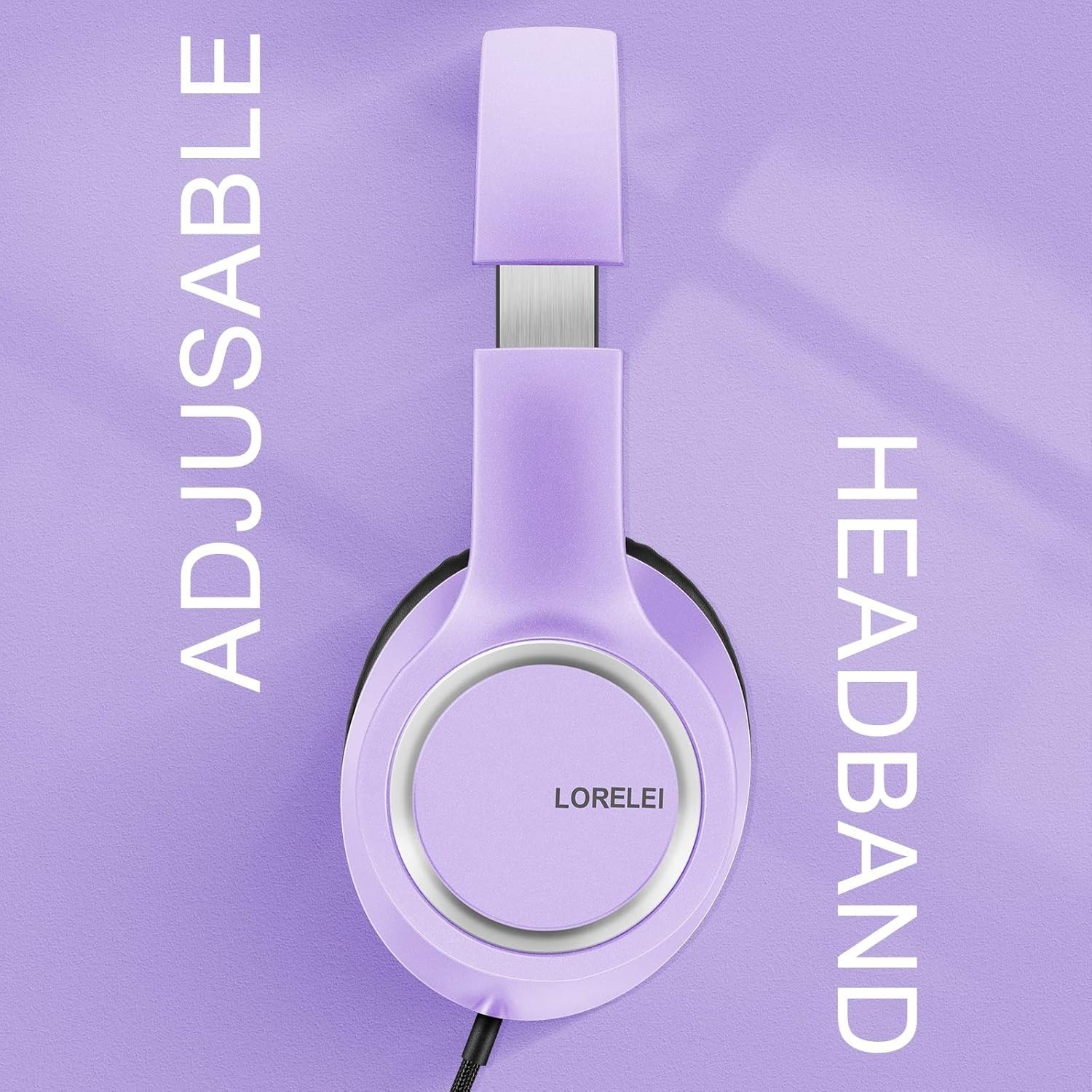 X8 Foldable Headphones for Smartphone & Tablet – Dark Purple