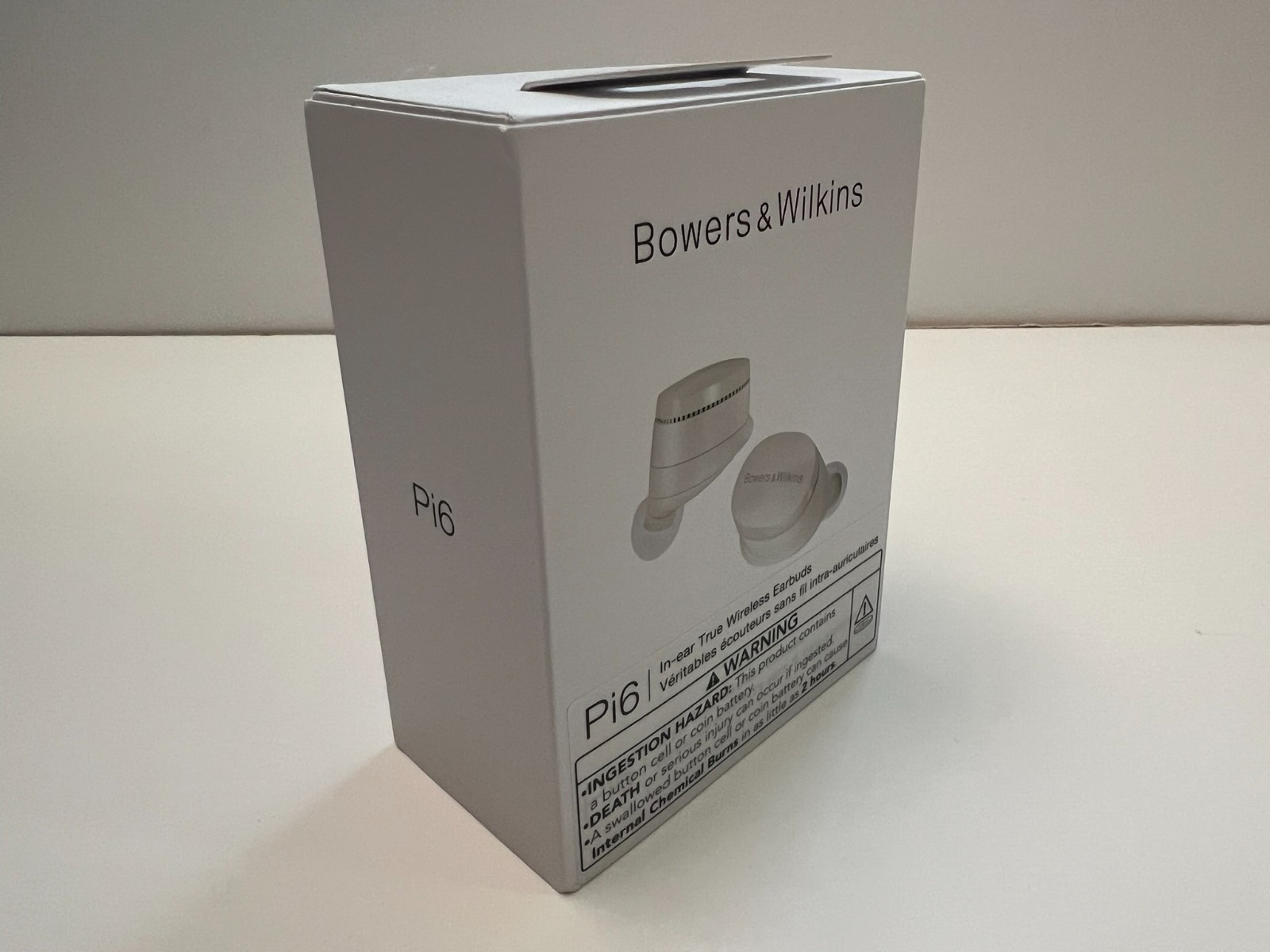 Bowers & Wilkins Pi6 Wireless Noise Cancelling Earbuds | Cloud Grey – New