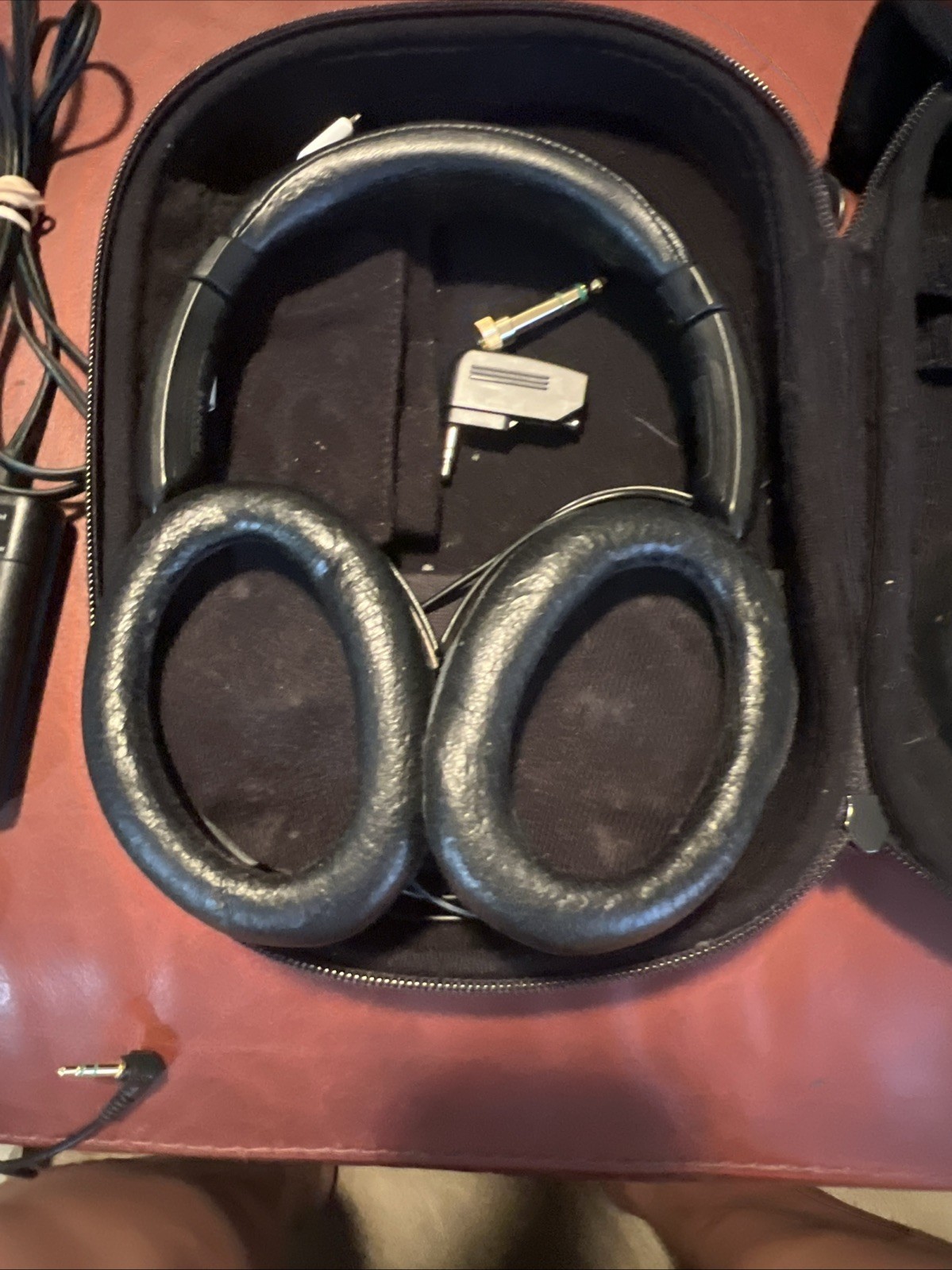 Vintage Sony MDR-NC500D Digital Headband Headphones – Black W/ Case, Power Adapt