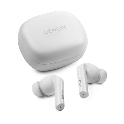 Denon AHC840NCW USB-C charging case In-ear type 12mm headphones White