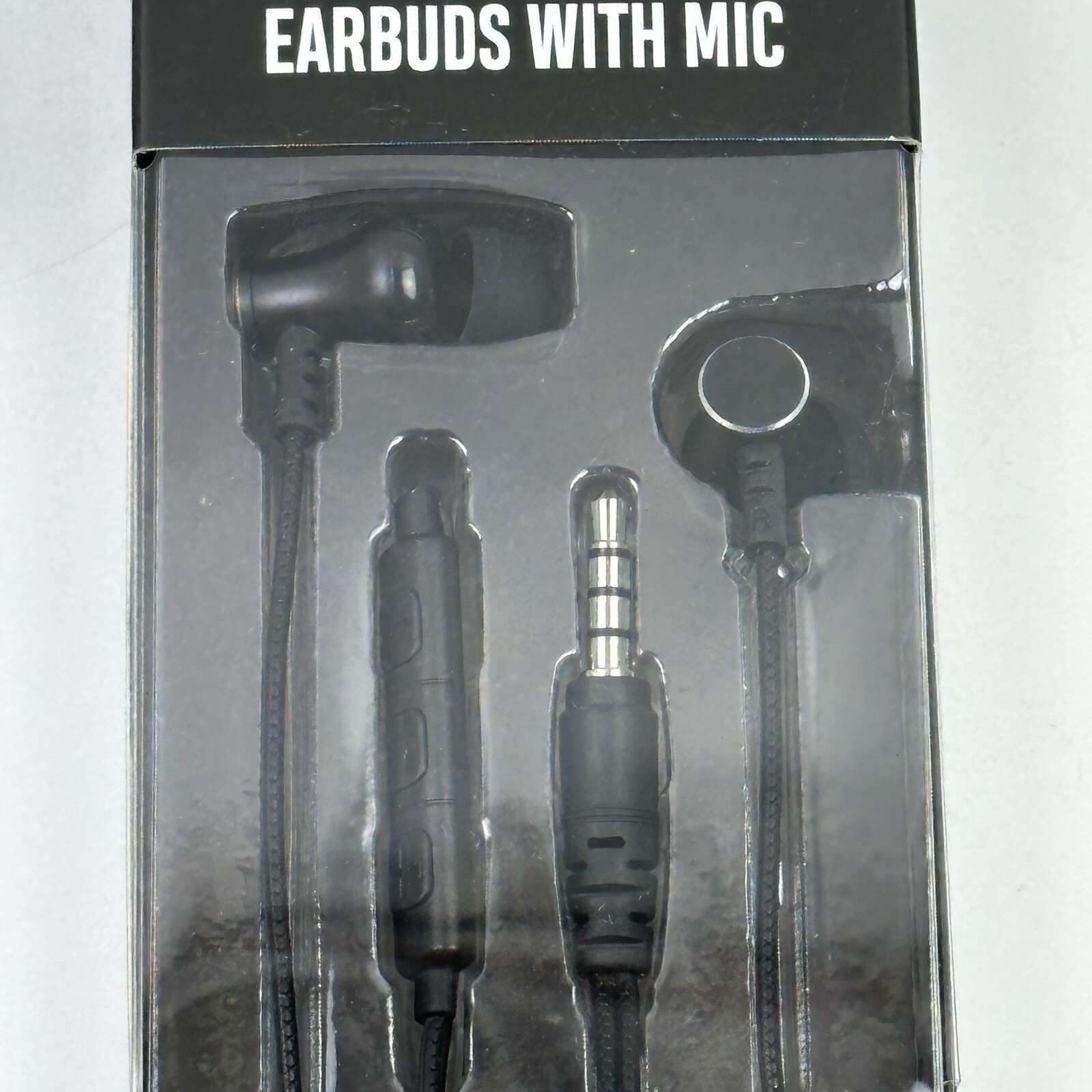 (2) Premium 35mm Wired Earbuds Headphones – Black With In Line Microphone