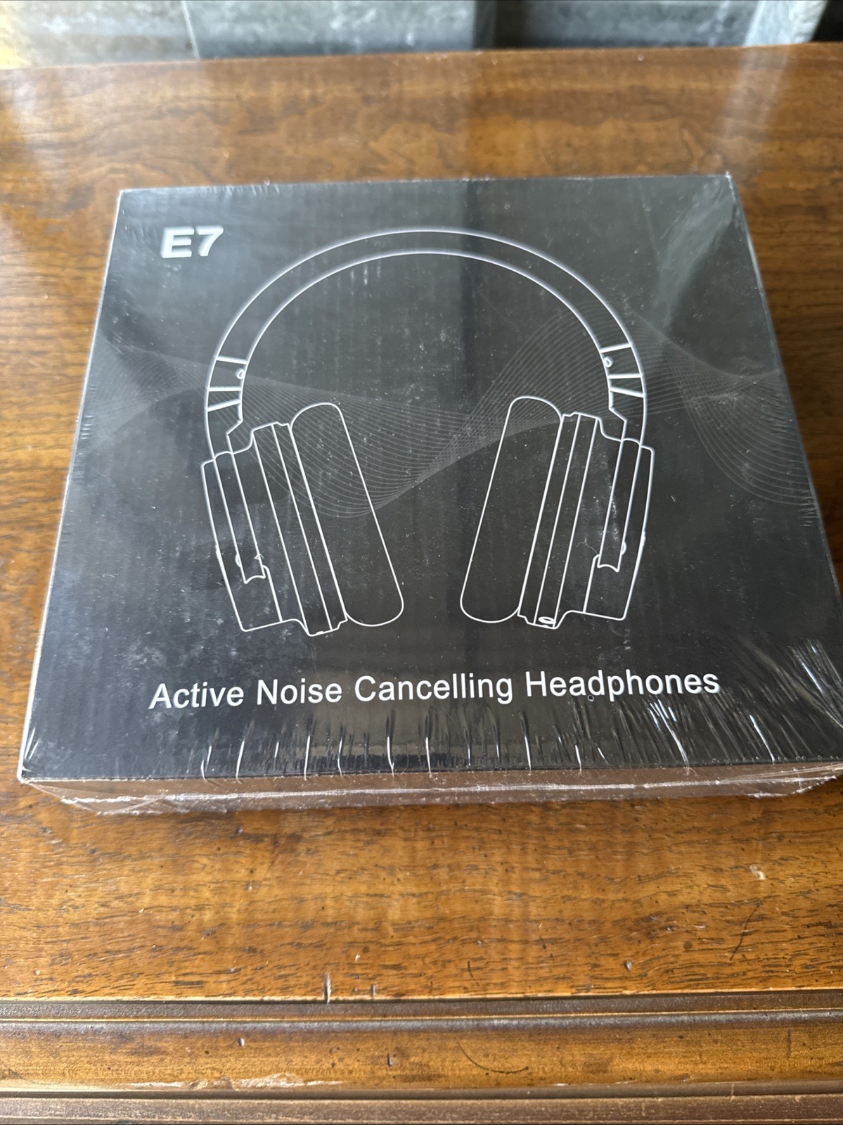 E7 Active Noise Cancelling Headphones Wireless: Color Red/Blk Free Shipping