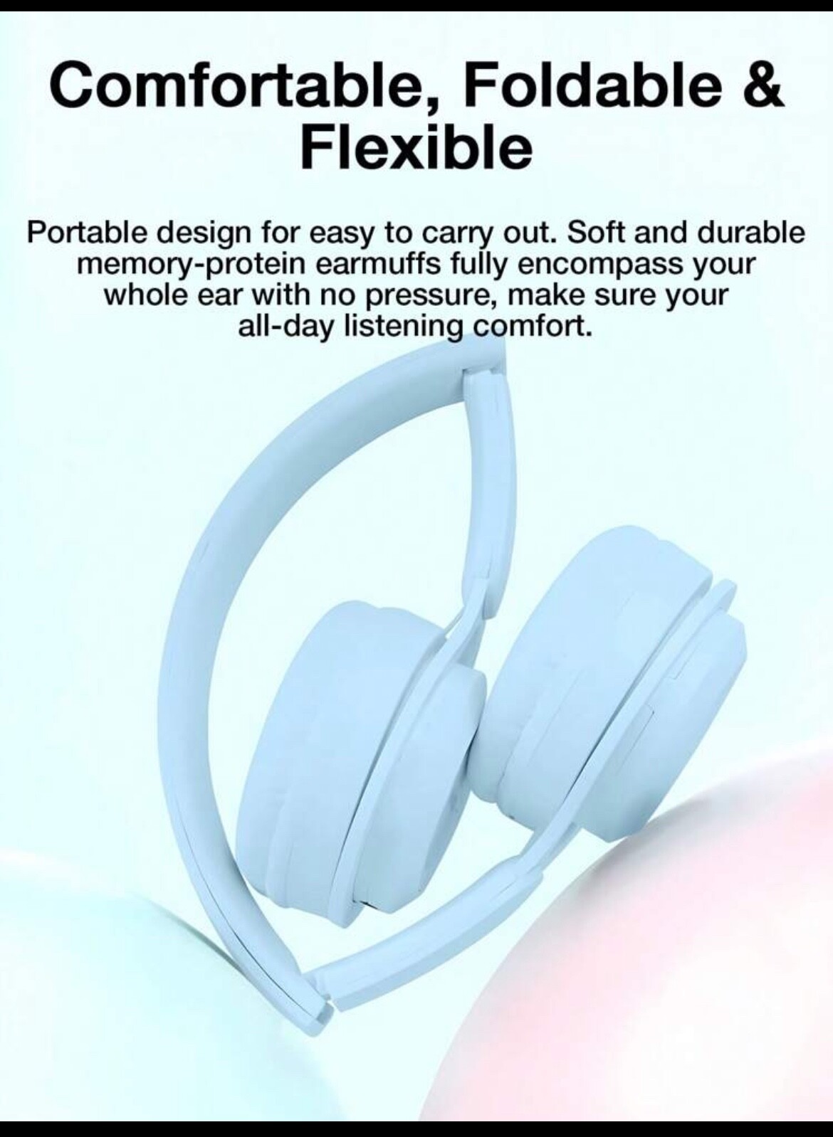 Wireless ear phones over ear, wireless and wire,TF Multiple mode, cell phone