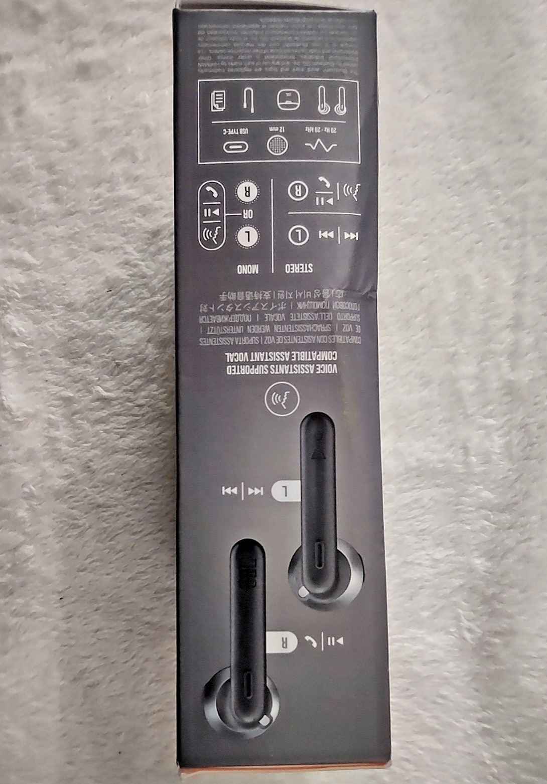 JBL TUNE 225TWS PURE BASS Wireless Earbuds Earphones BT Harman Black – OPEN BOX