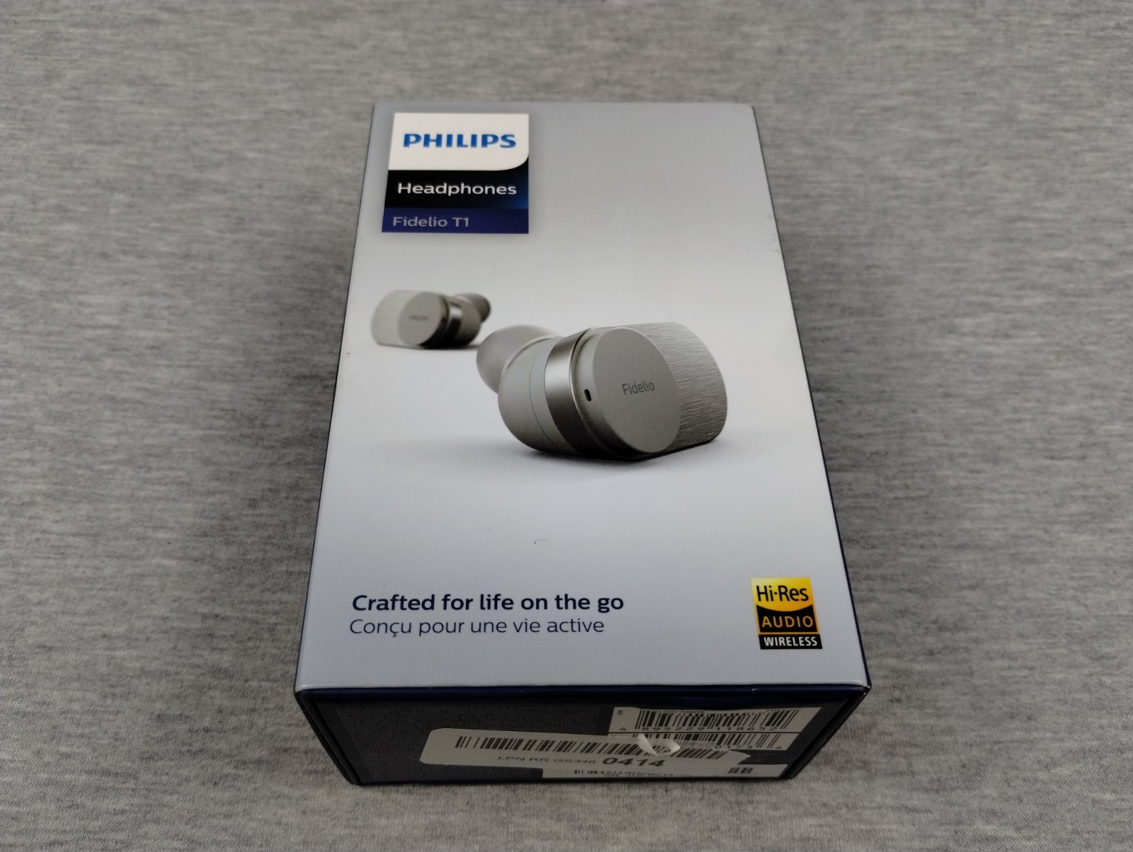 Philips Fidelio T1 Noise-Canceling True Wireless In-Ear Headphones (White) OB