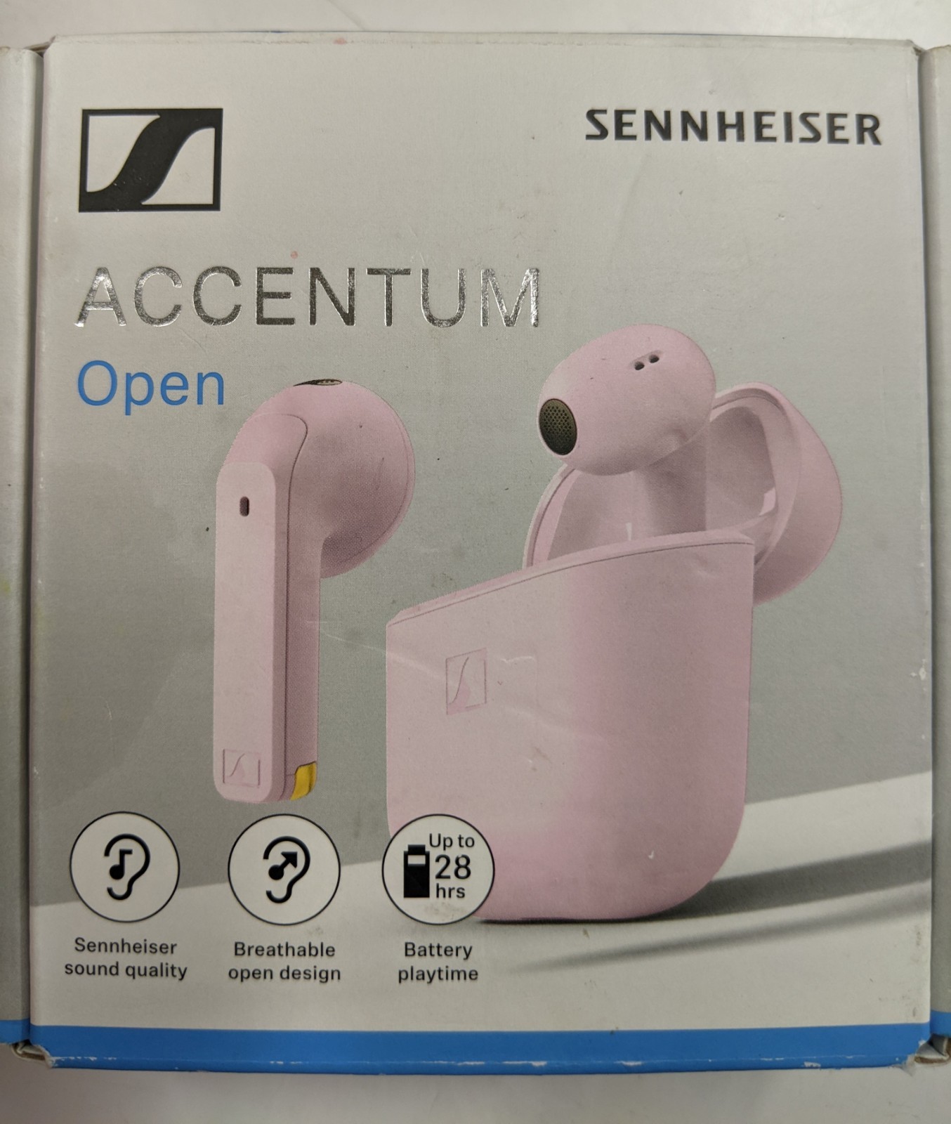 Sennheiser ACCENTUM Open Wireless Earbuds – Pink