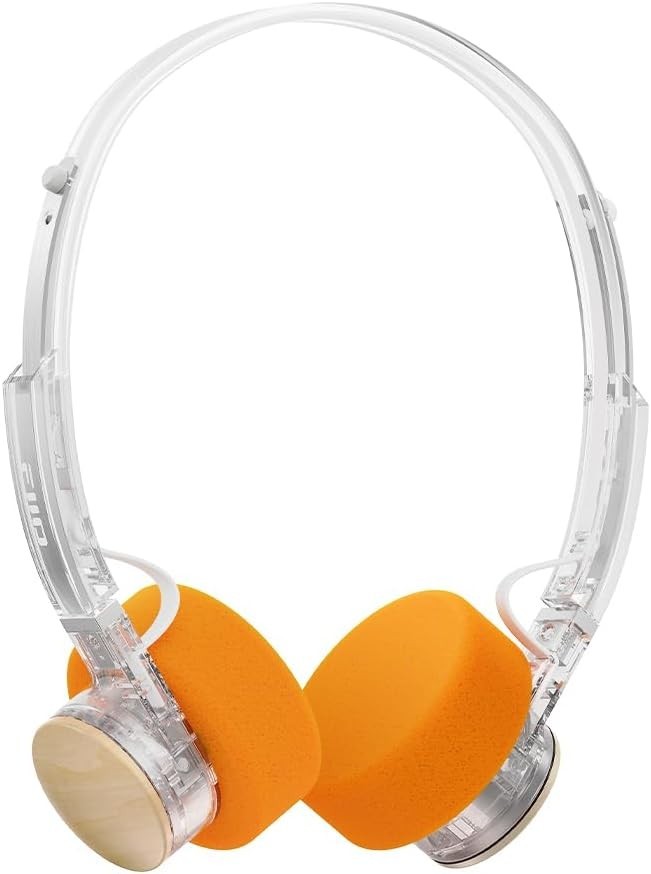FiiO EH11 Lightweight Over-Ear Bluetooth Headphones, Dual Device (Transparent)