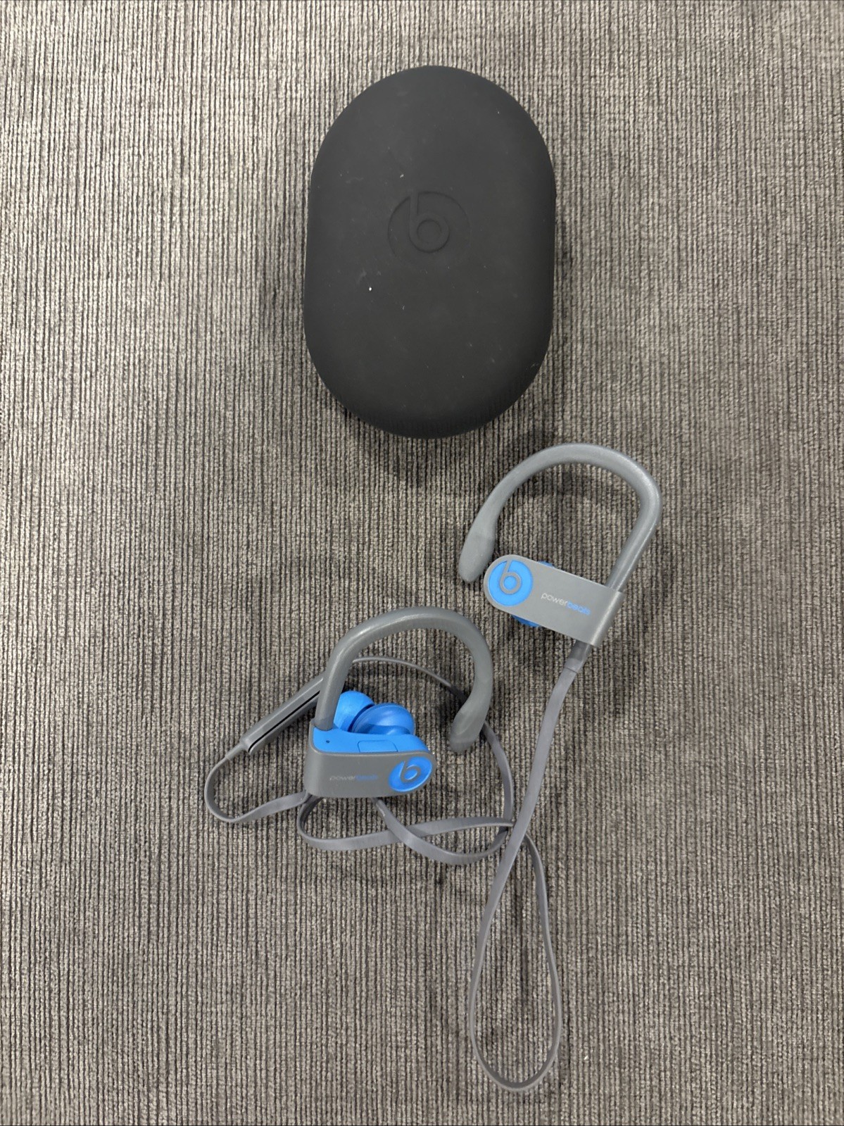 Beats by Dr. Dre Powerbeats Wireless In-Ear Headphones Blue/Grey w/ Case
