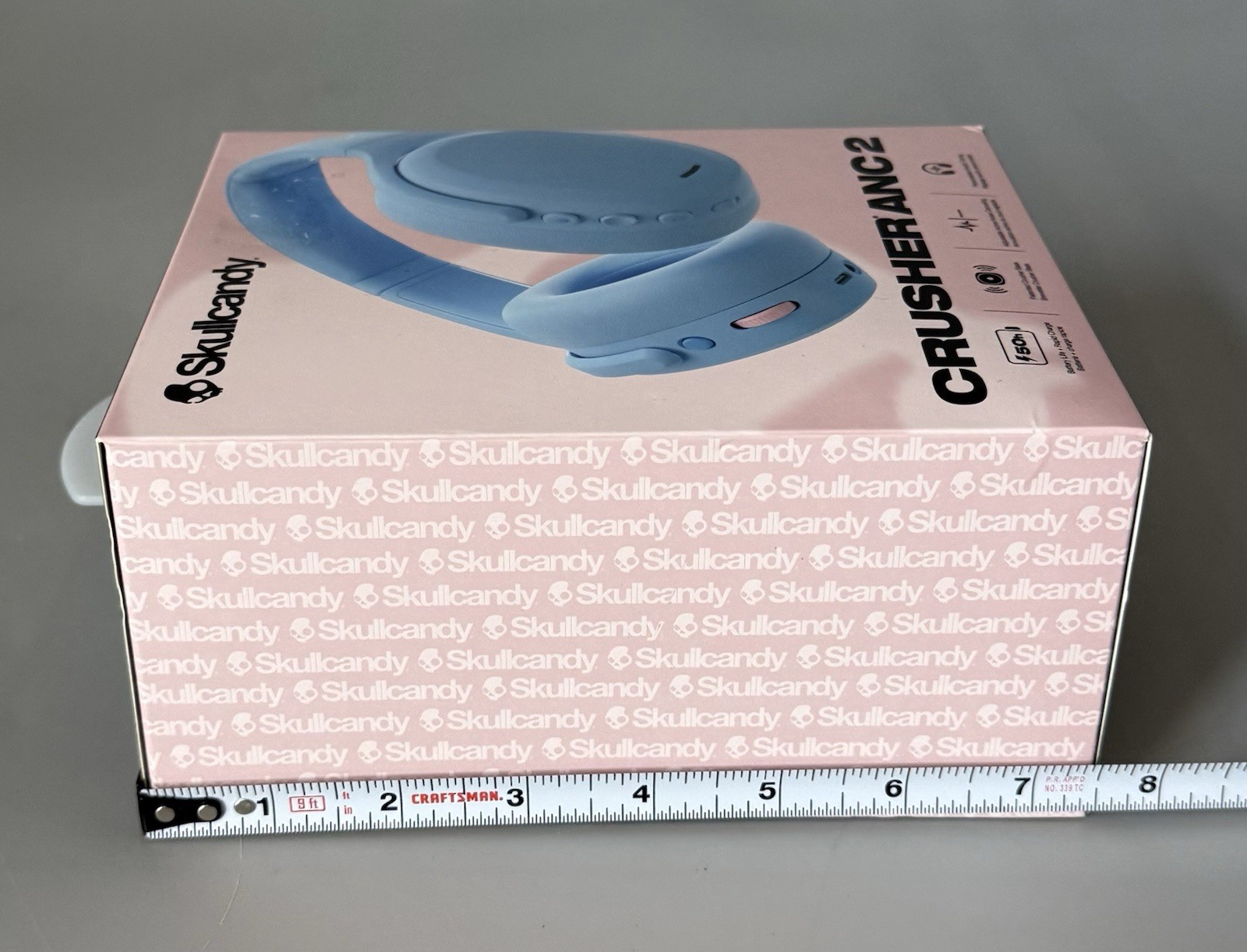 Skullcandy Crusher Anc 2 Over-Ear Wireless Headphones — New Sealed — Light Blue