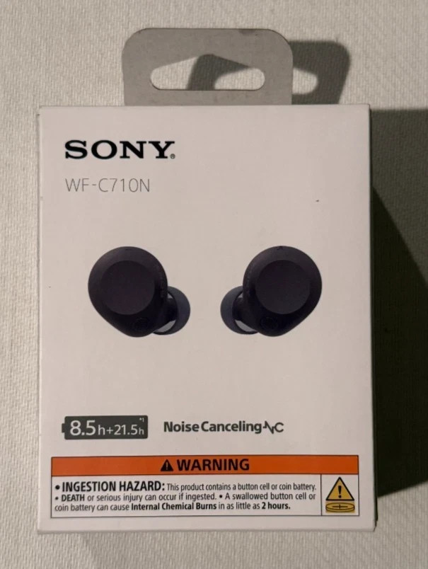 NEW Sony WF-C710N/B True Wireless Noise Canceling in-Ear Earbuds Bluetooth