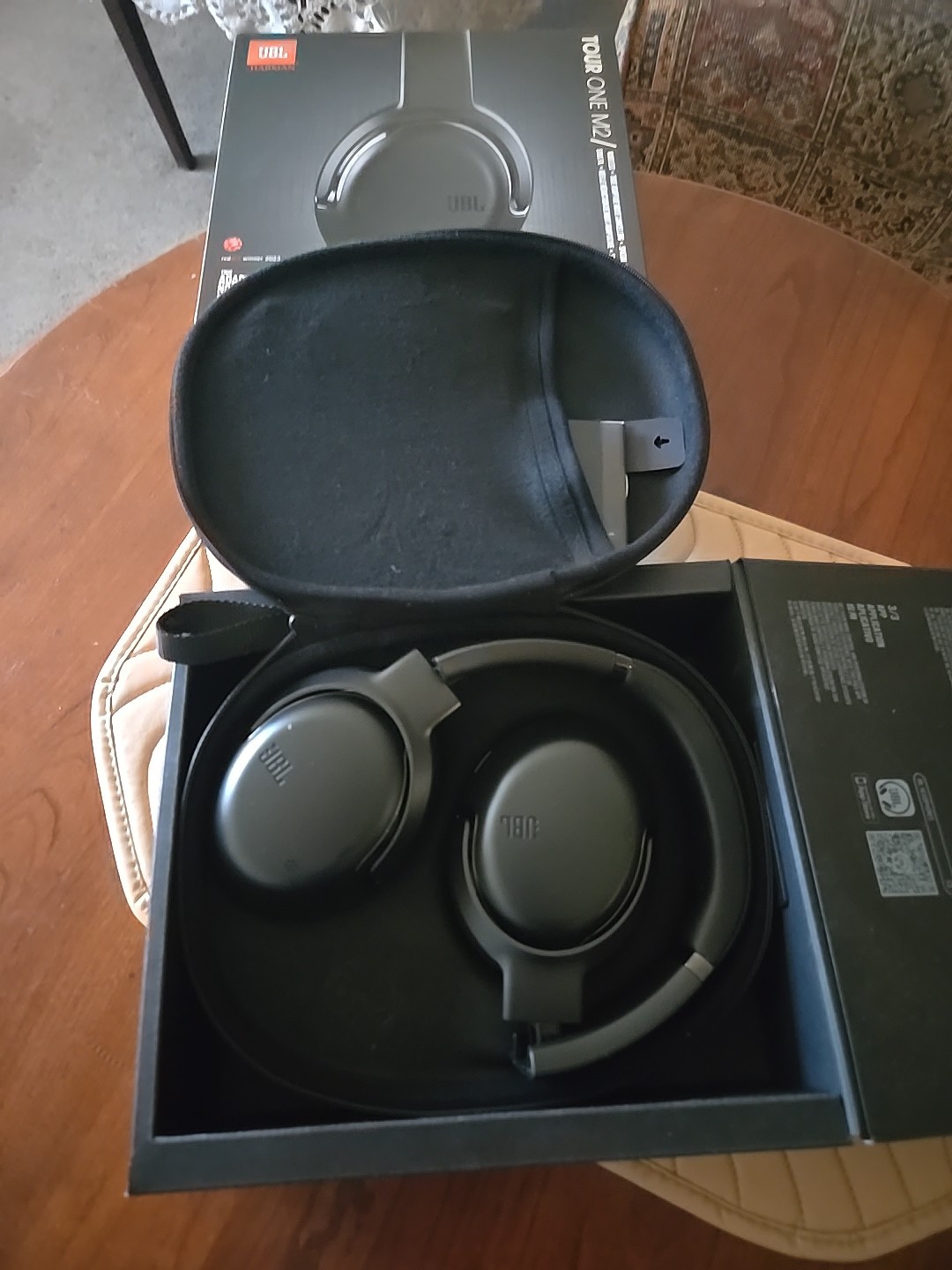 Bluetooth Headphones. JBL Tour One M2 Wireless Over-Ear Headphones – Black