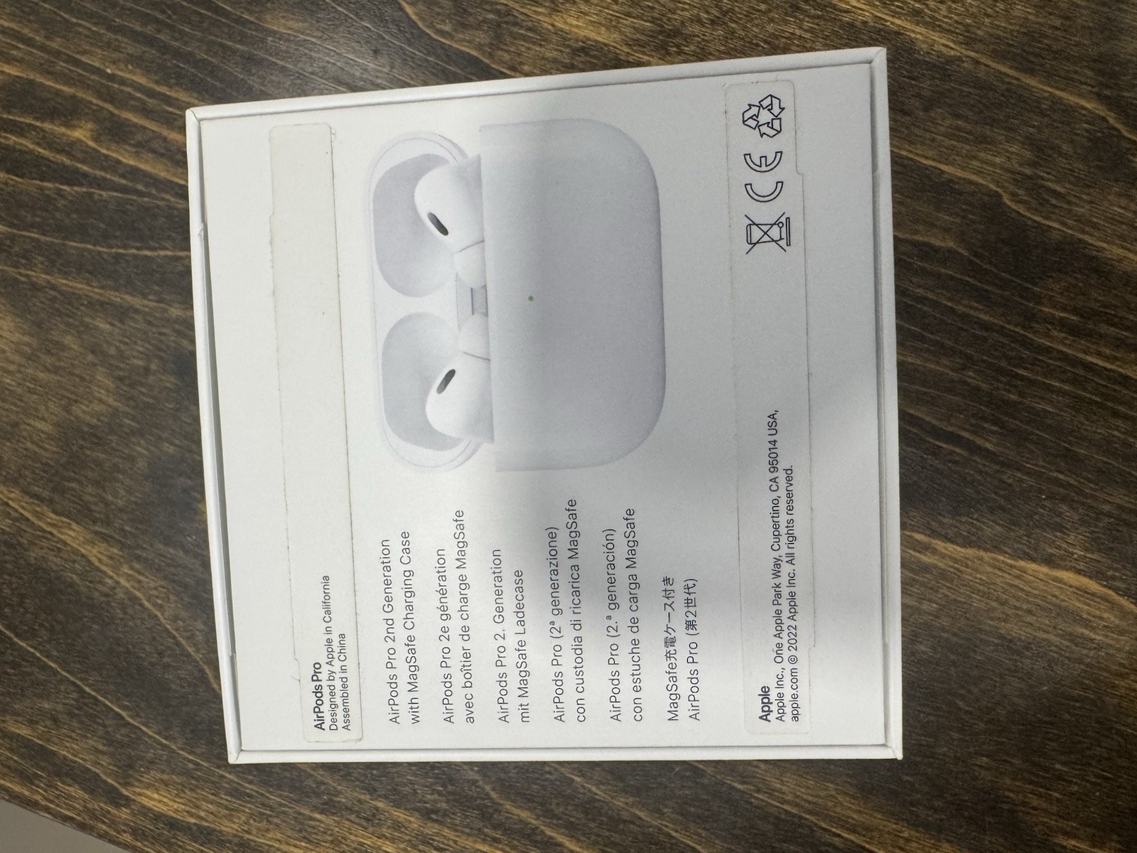 Apple AirPods Pro 2nd Gen White ANC Wireless Bluetooth Earbuds w/ MagSafe Case