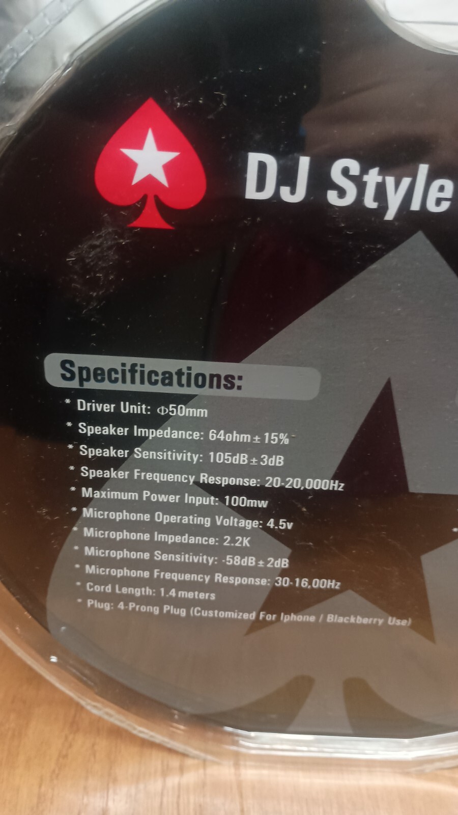 Lot of 6: PokerStars.Net Special Edition DJ Style Headphones Collectable